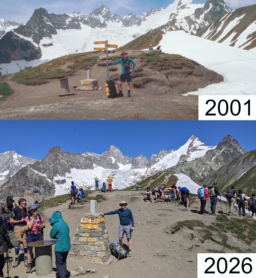 First time on Tour du Mont Blanc